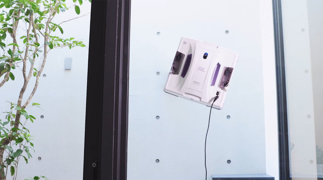 Window cleaning goes high tech - meet the HOBOT-S6 Window Cleaning Robot